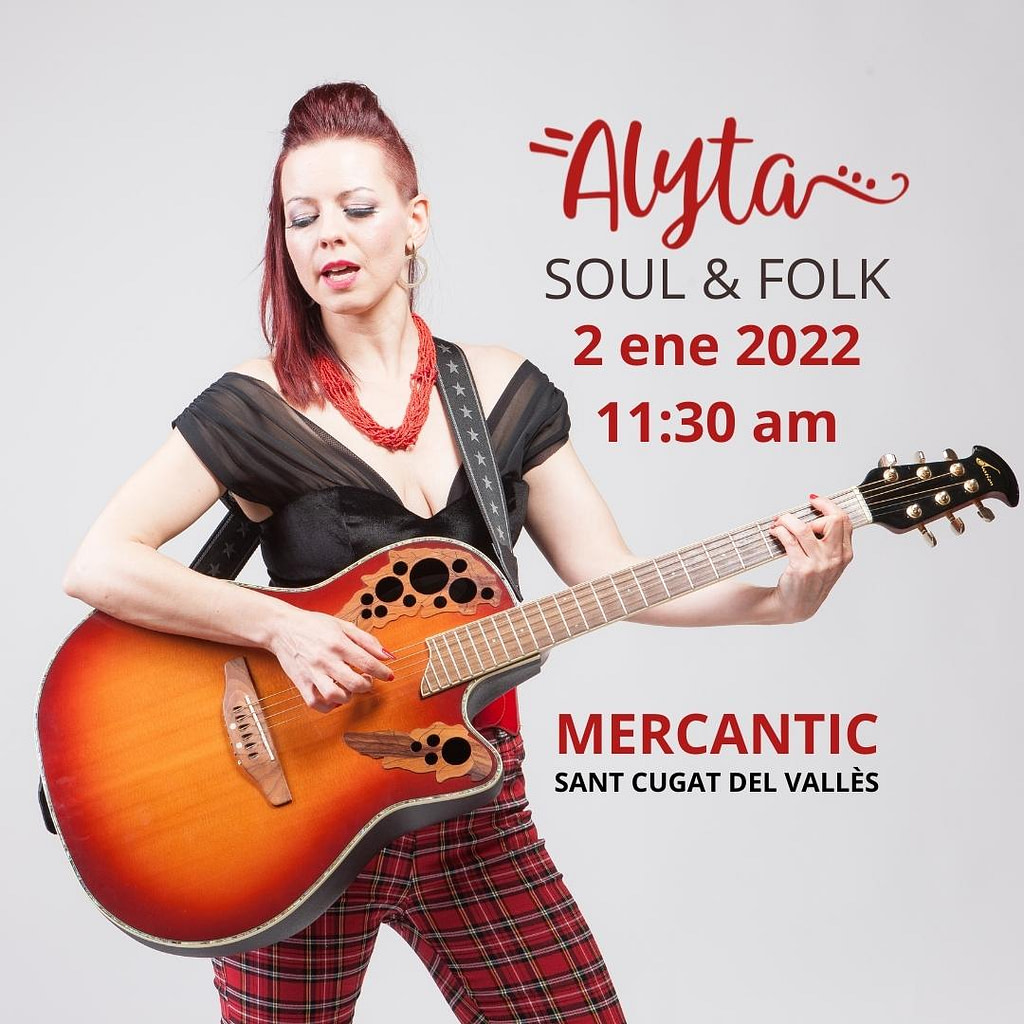 Actuación música en vivo Alyta en Mercantic el 2 de enero del 2022
