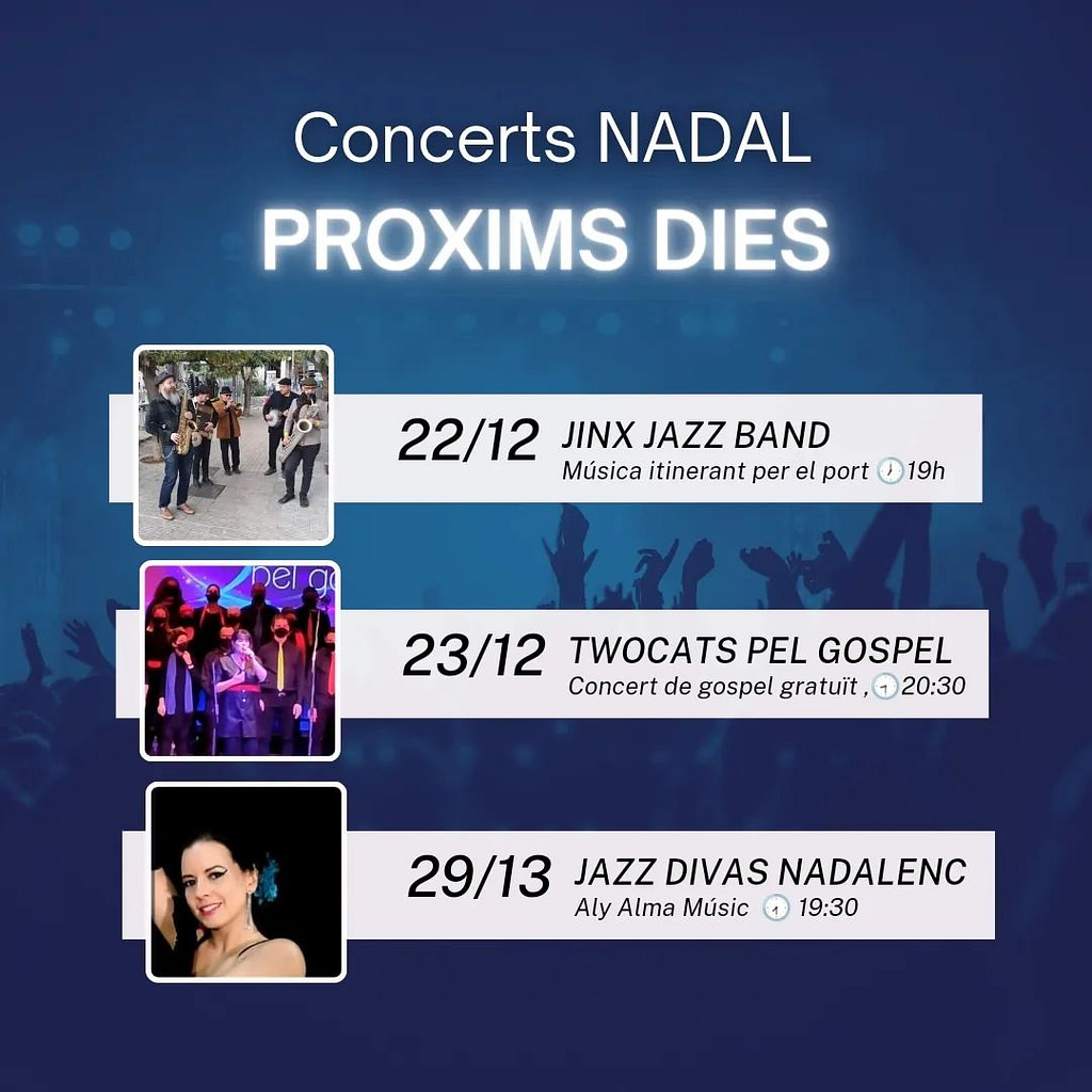 Concierto de Jazz Divas Especial Navidad en Premià de Mar