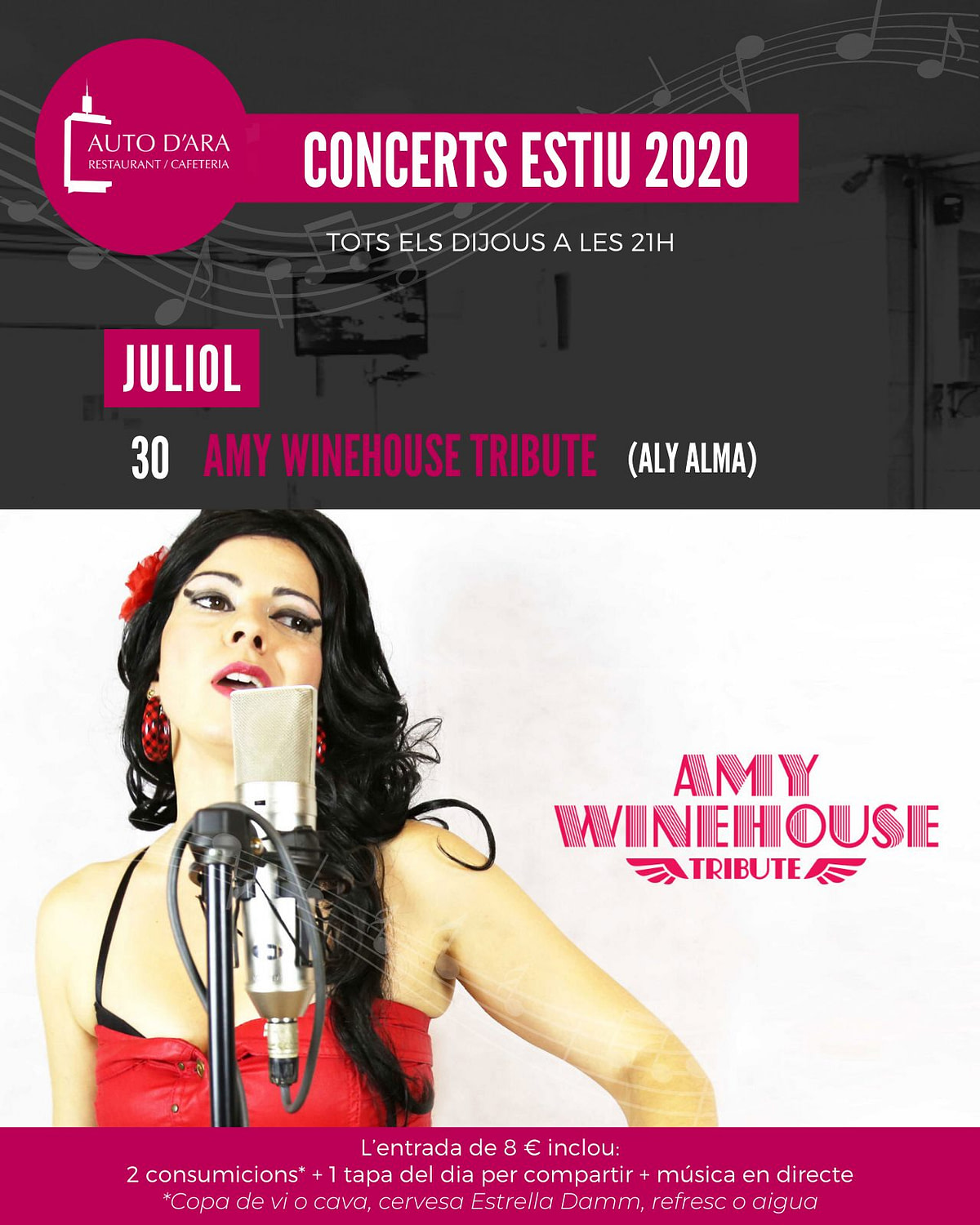 Cartel Amy Winehouse Tribute