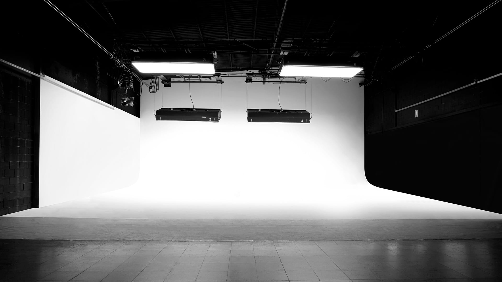 Vista frontal del ciclorama XL