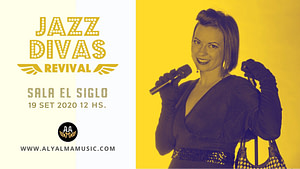 Cartel Jazz Divas en Sala El Siglo