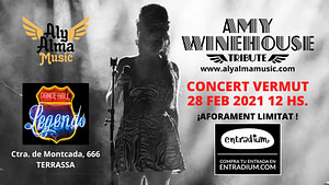 Cartel Amy Winehouse Tribute Band en Terrassa