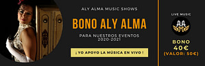 Bono 40 para nuestros conciertos - Aly Alma Music