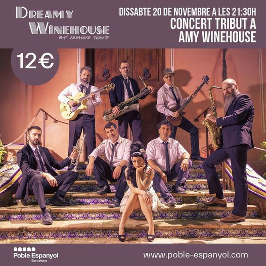 Concierto Dreamy Winehouse Full Soul Band en Poble Espanyol de Barcelona